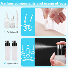 Mcwdoit vacuum suction head helps lift impurities for clearer pores and prep.