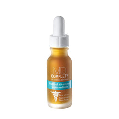 MD Complete Retinol Vitamin C Serum bottle for daily anti-aging care