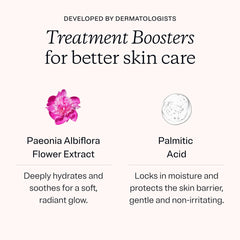 MDacne shaving cream ingredients label highlights vegan and paraben-free status.