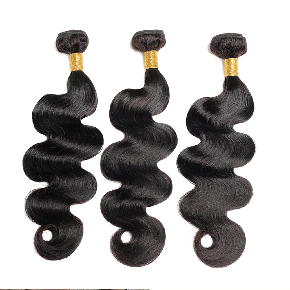 MDL 12A Body Wave Bundles unprocessed Brazilian hair with natural texture