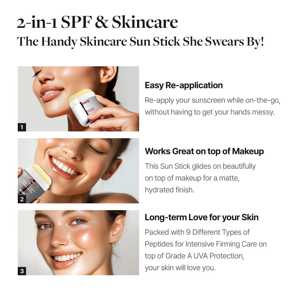 MDP+ Sunstick Pro glides over makeup for seamless sun protection.