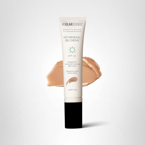 MDSolarSciences Mineral BB Creme ingredients Niacinamide, Caffeine, Squalane for skin support.