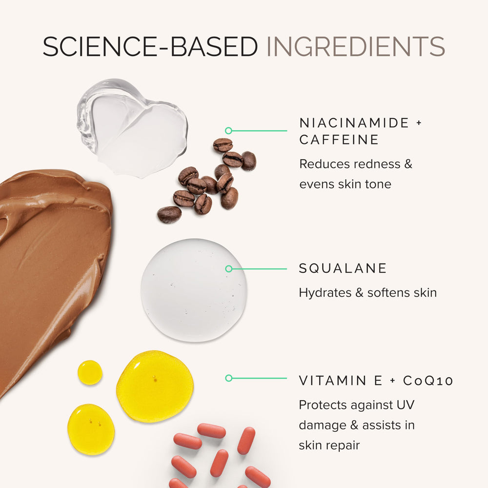 MDSolarSciences Mineral BB Creme swatches illustrate a natural, even-toned finish.