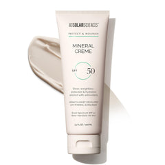 MDSolarSciences mineral crème sunscreen SPF 50 bottle provides lightweight, daily UV protection