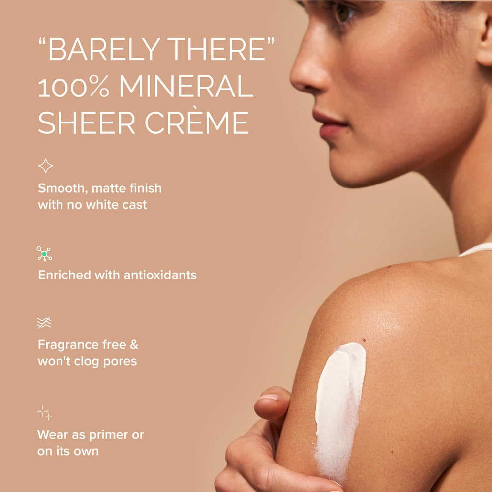 MDSolarSciences mineral crème sunscreen SPF 50 no white cast on skin