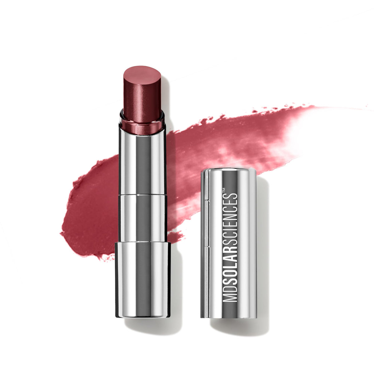 MDSolarSciences tinted sheer lip balm spf30 tube with buildable color and sun protection.
