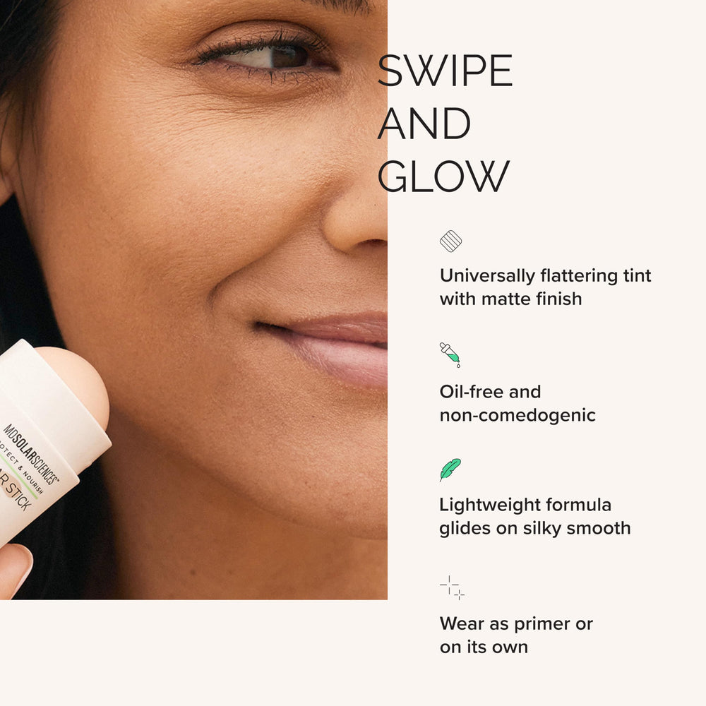 MDSolarSciences tinted-solar-stick reapplication over makeup during activity