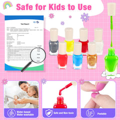 Meaicezli nail dryer image highlighting fast 15-20 second quick dry for busy kids.