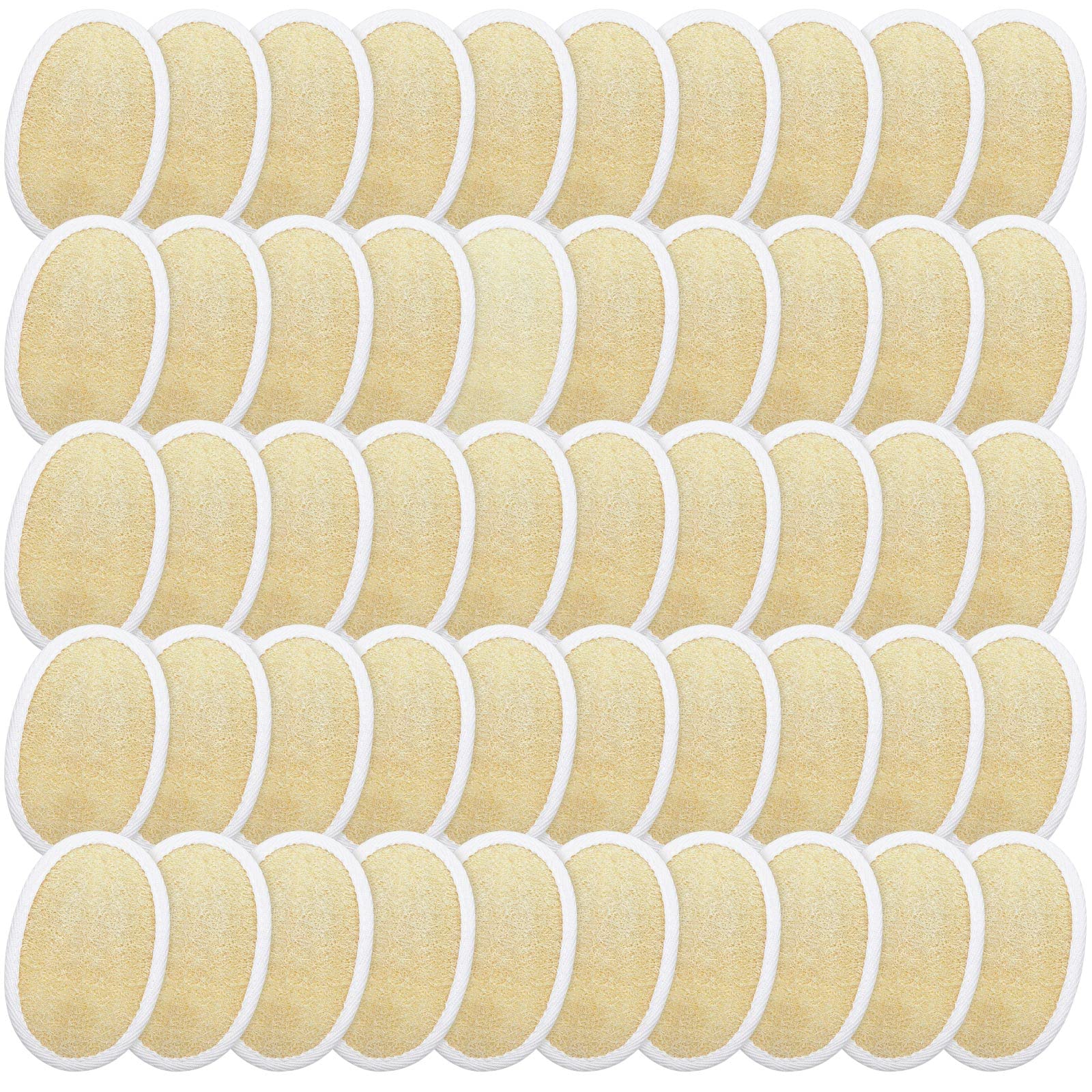 Meanplan loofah pad collection pack shows natural exfoliation for daily showers.