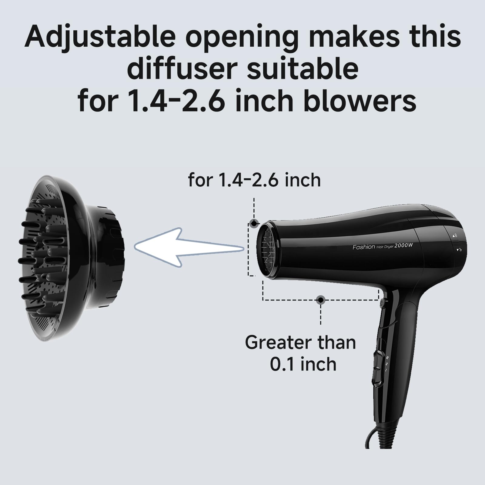 Meborll honeycomb-structure diffuser illustrates even heat and airflow distribution for smooth curls