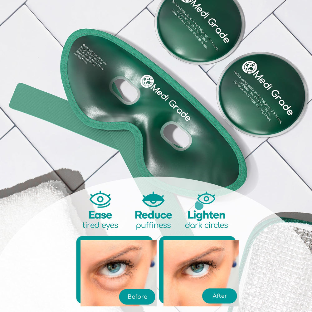 Medi Grade portable storage bag keeps mask and pads organized while traveling