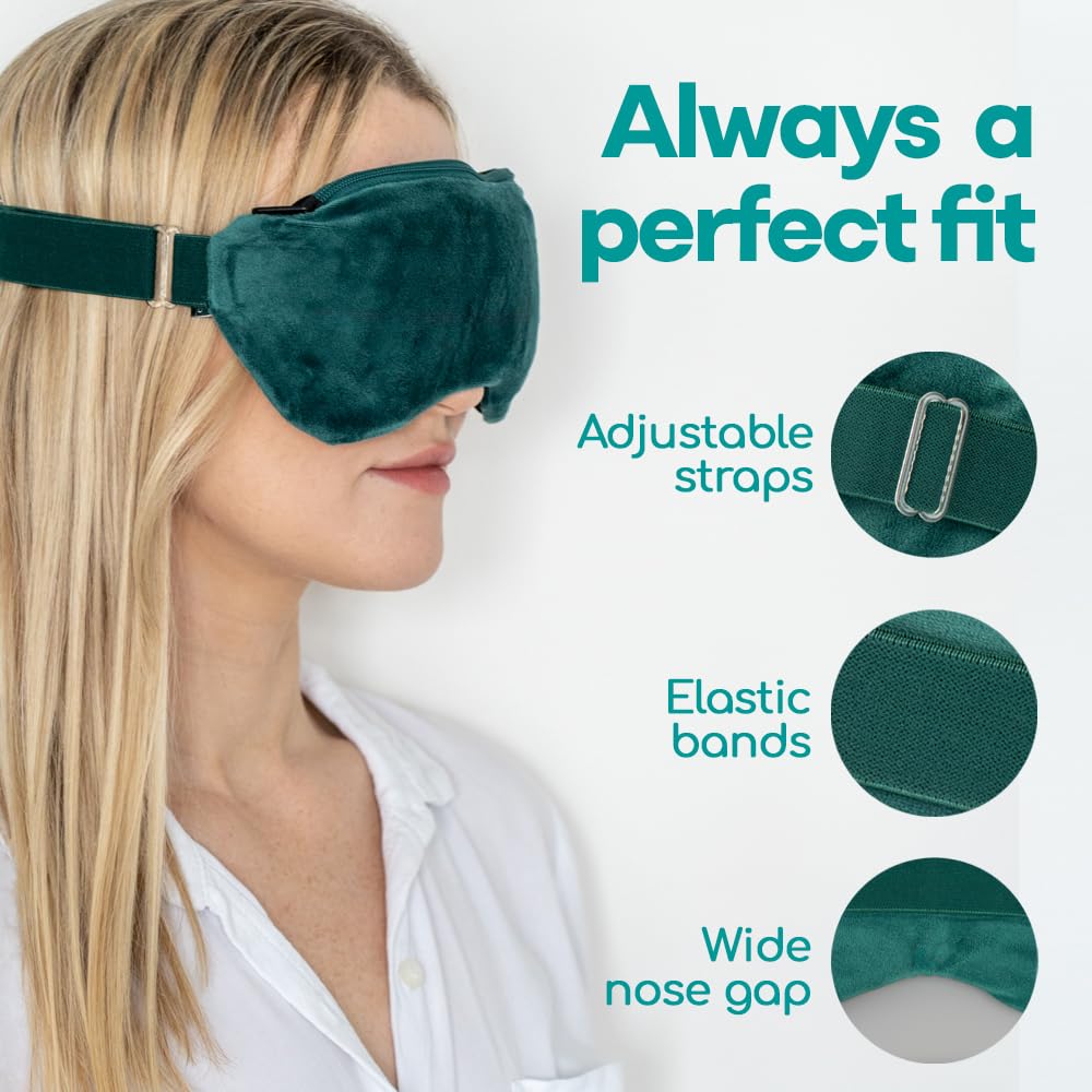 Medi Grade cooling gel layer adds targeted relief for puffy eyes.