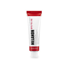 MEDI-PEEL Melanon X Cream bottle close-up for brightening benefits.