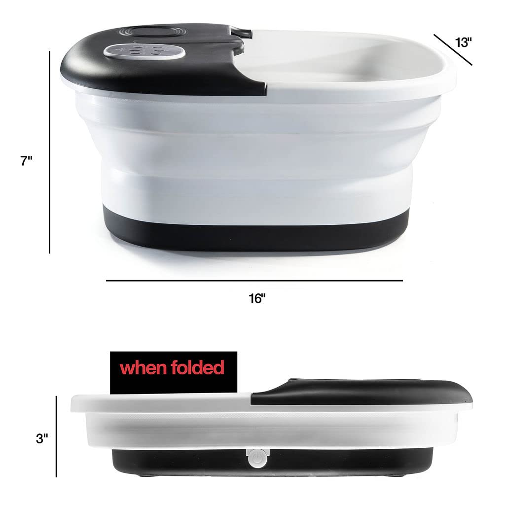 Medical king foot spa compact design provides comfortable fit for home use