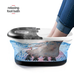 Medical king foot spa with pumice stone for at-home pedicure and skin smoothing