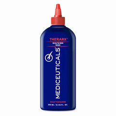 Mediceuticals TheraRx antibacterial scalp wash bottle for daily cleansing and refreshed scalp.