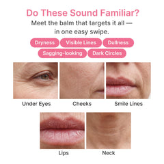 medicube demonstrating under-eye application for instant plumping effect