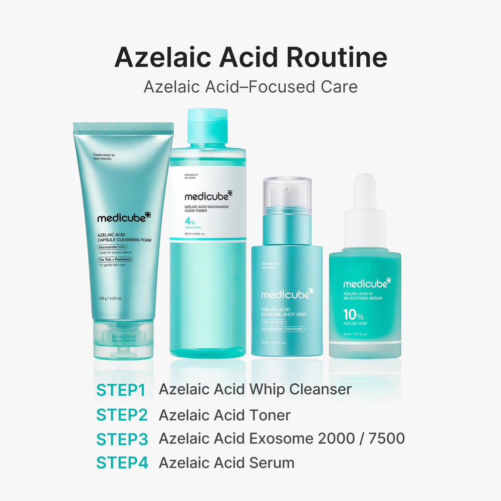 medicube applying a few drops on skin to show lightweight finish