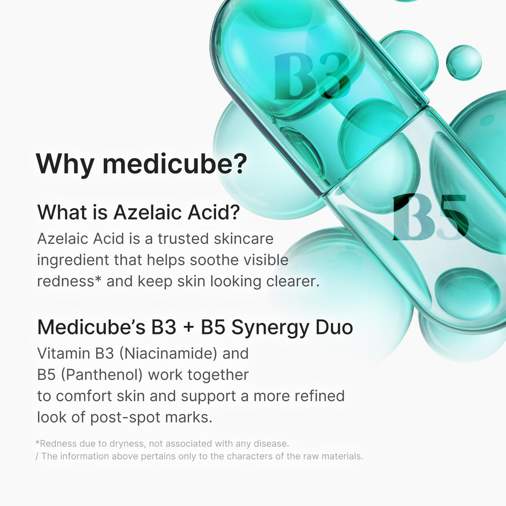medicube label ingredient list highlighting active concentration