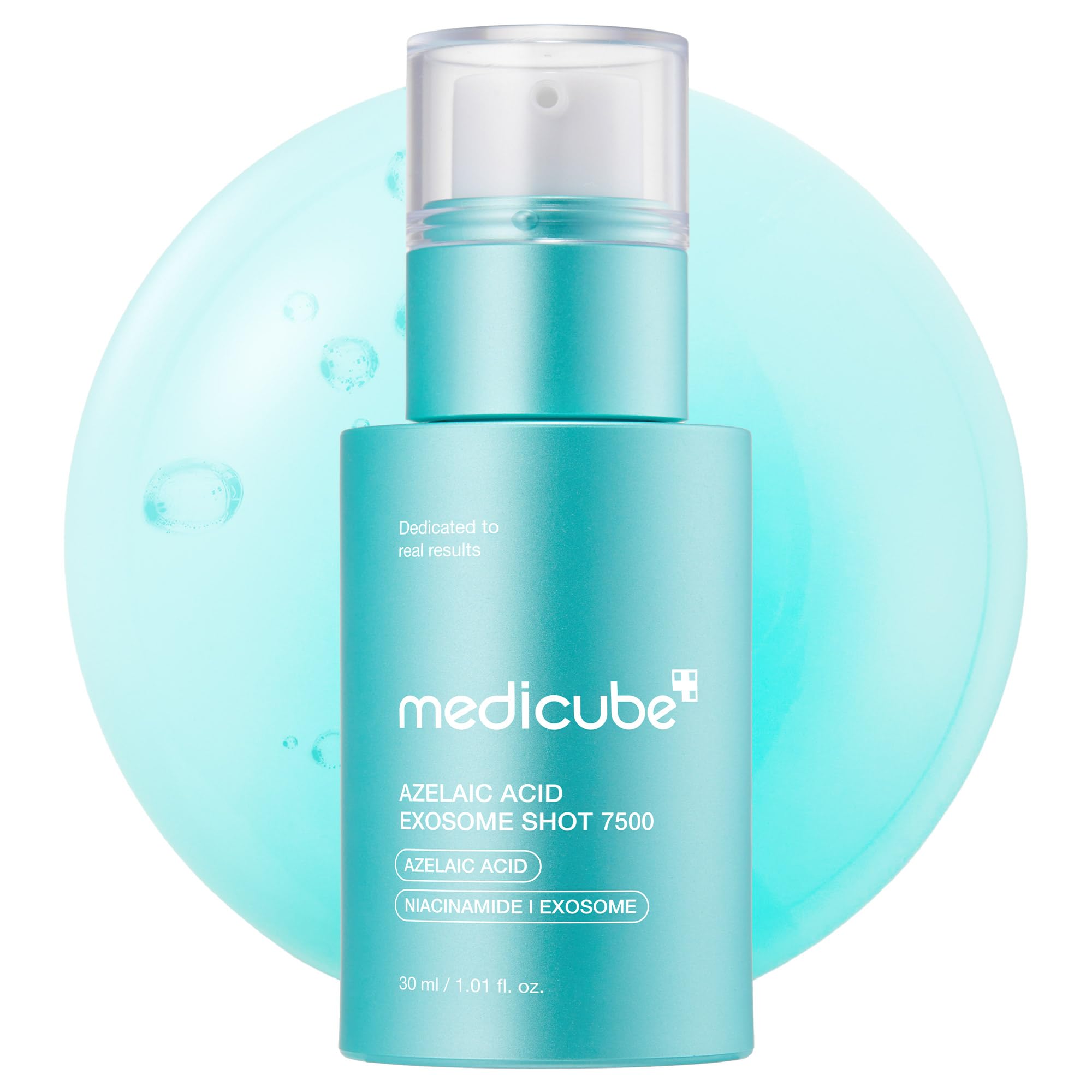 Medicube Azelaic Acid Exosome Shot Serum 7500 bottle delivering rich hydration for smoother skin