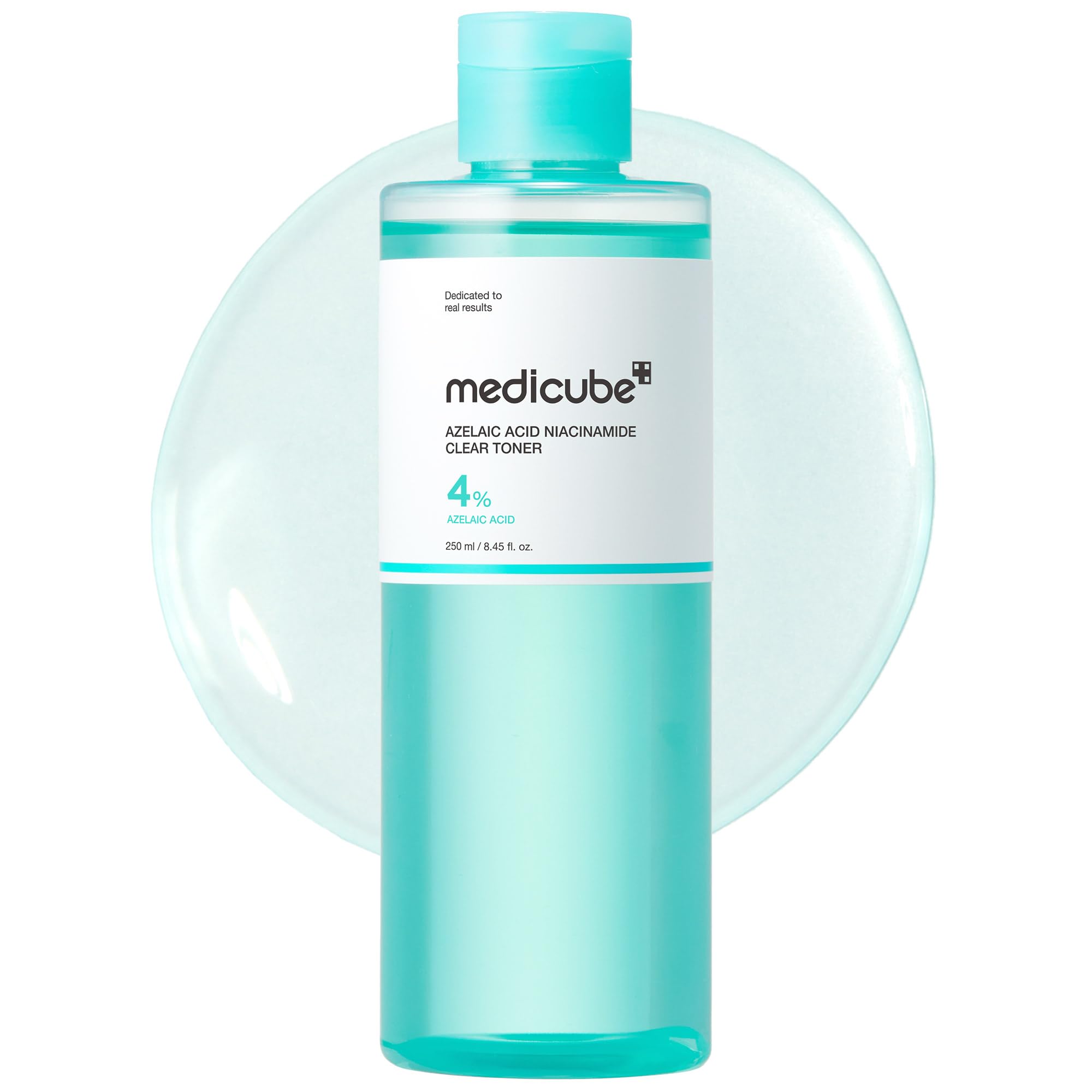 Medicube azelaic acid niacinamide toner bottle promotes soothing daily care.