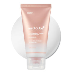 Medicube Collagen Glazed Milky Glow mask pack ready for instant hydration and glow prep.