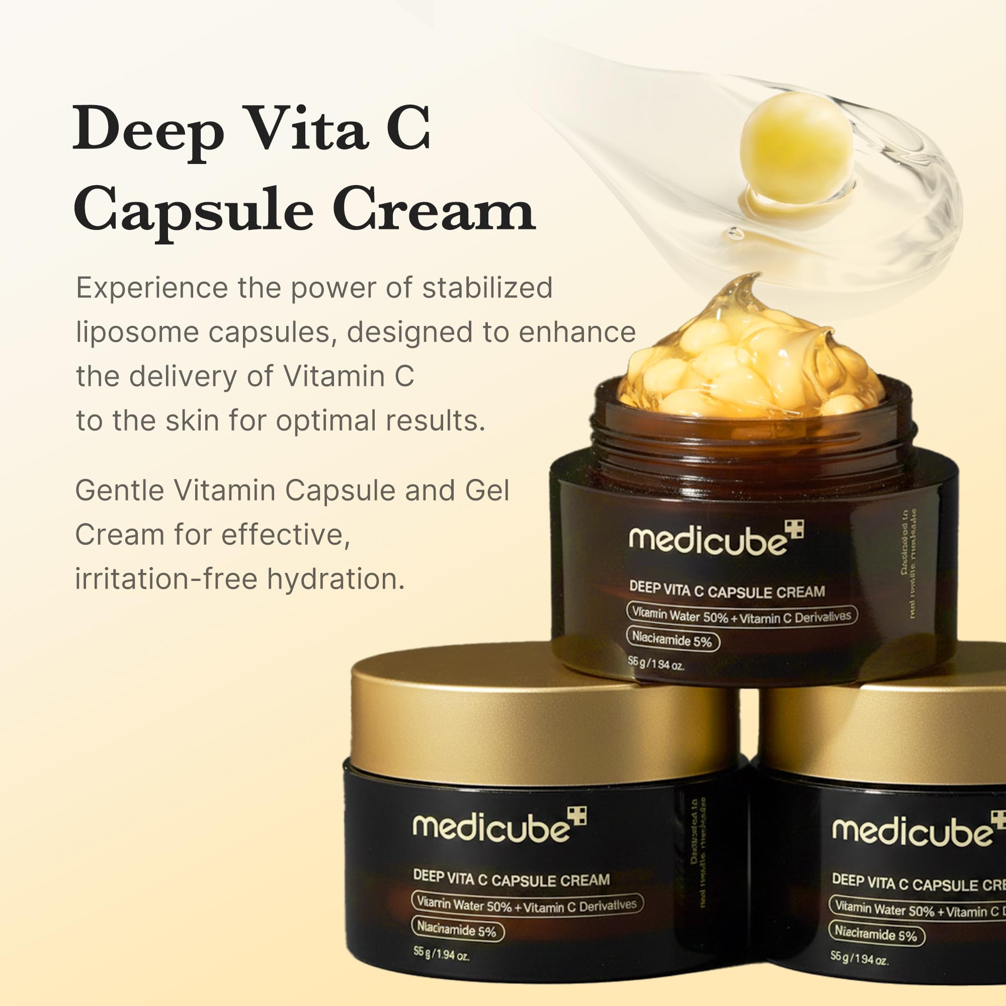 Medicube concentrated Vitamin C 50% Sea Buckthorn emphasizes potent antioxidant blend