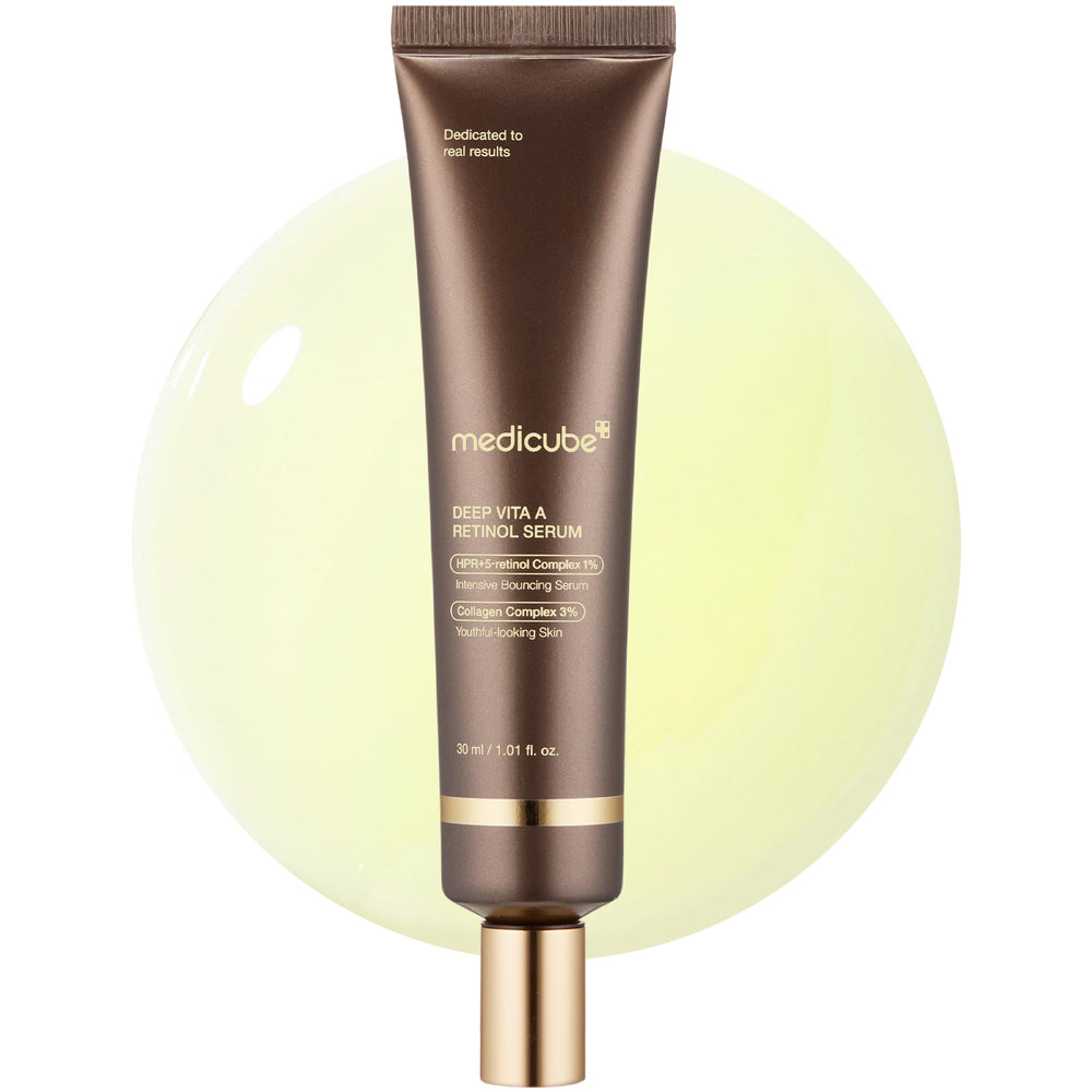 Medicube Deep Reviving Bakuchiol Serum bottle for daily anti-aging care