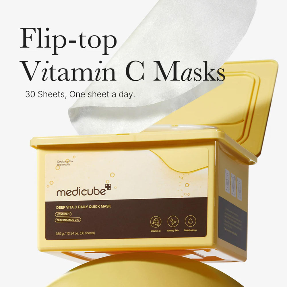 Medicube Deep Vita C Daily Quick Dispenser — easy, hygienic mask application