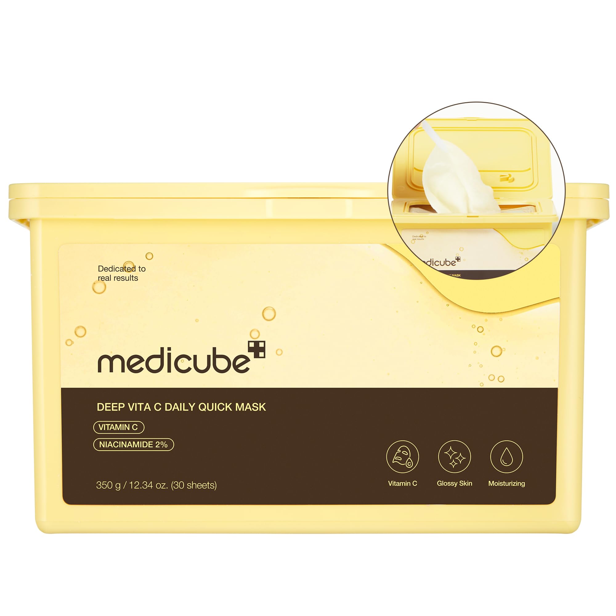Medicube Deep Vita C Daily Sheet Mask Pack — daily radiance and hydration