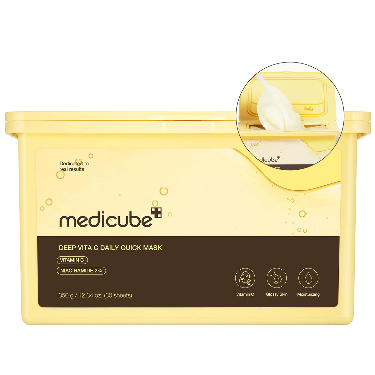 Medicube Deep Vita C Daily Sheet Mask Pack — daily radiance and hydration