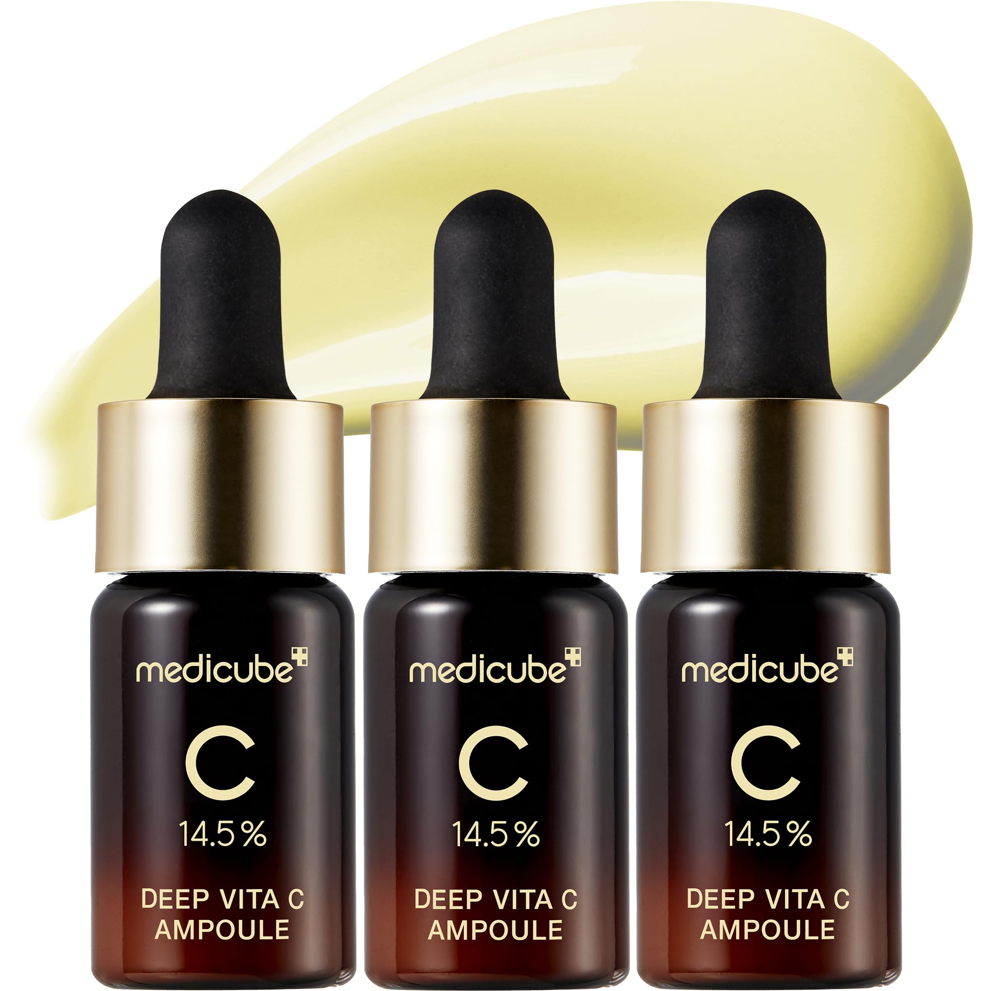 Medicube Deep Vita C Serum 2.0 bottle front view showing brightening vitamin C effect