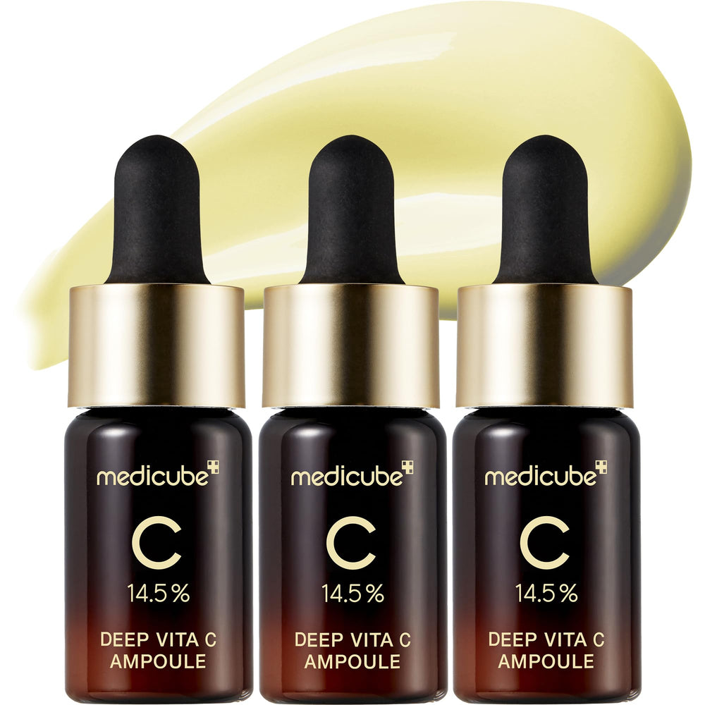 Medicube Deep Vita C Serum 2.0 bottle front view showing brightening vitamin C effect