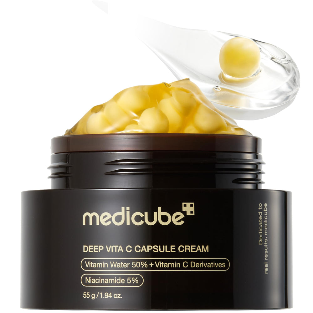 Medicube Deep Vitamin C Golden Cap Bottle for daily glow and hydration
