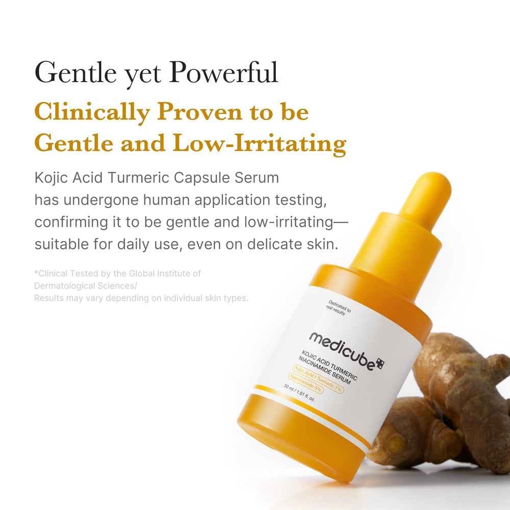 medicube dermatologist-tested gentle badge on packaging