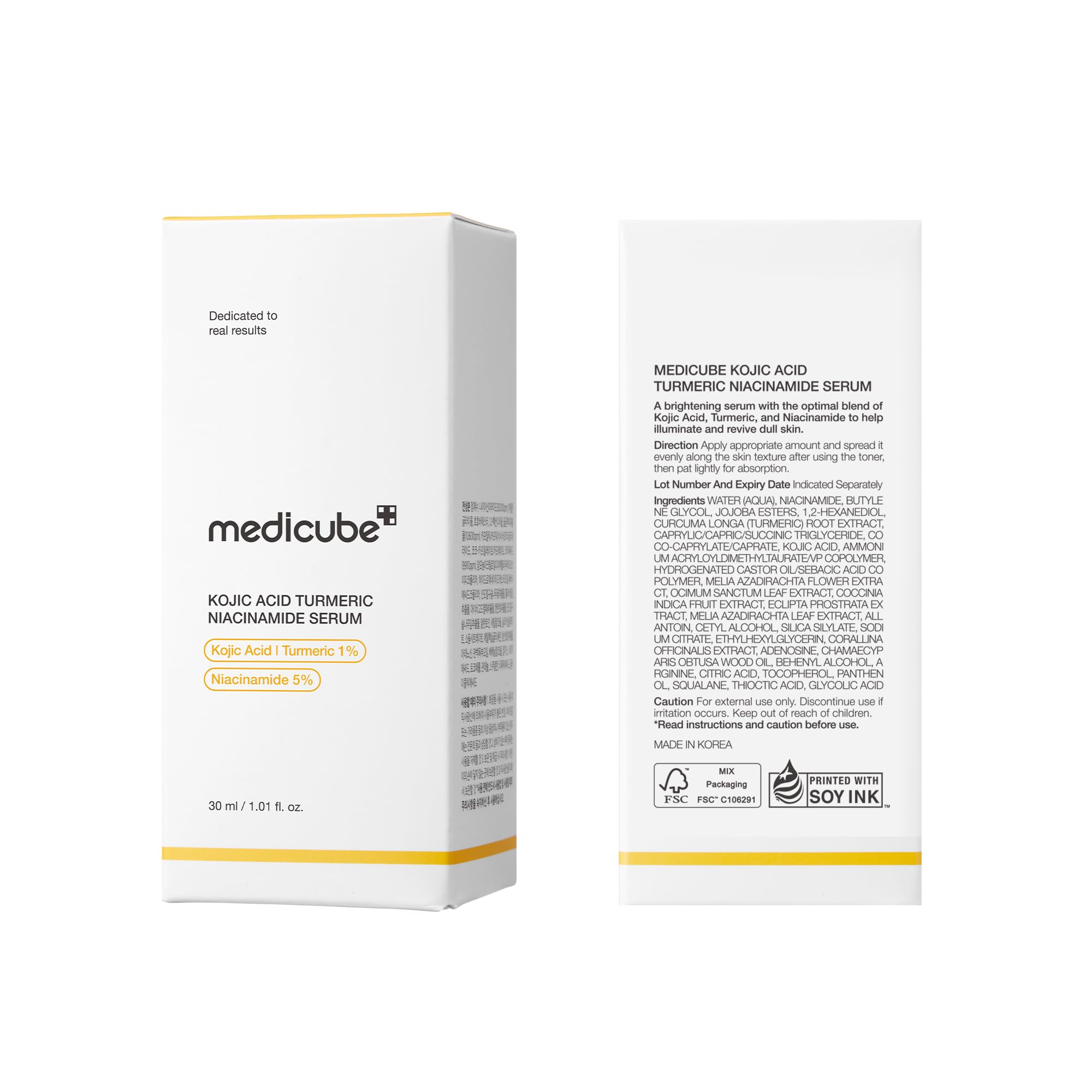 medicube even-tone glow close-up on skin