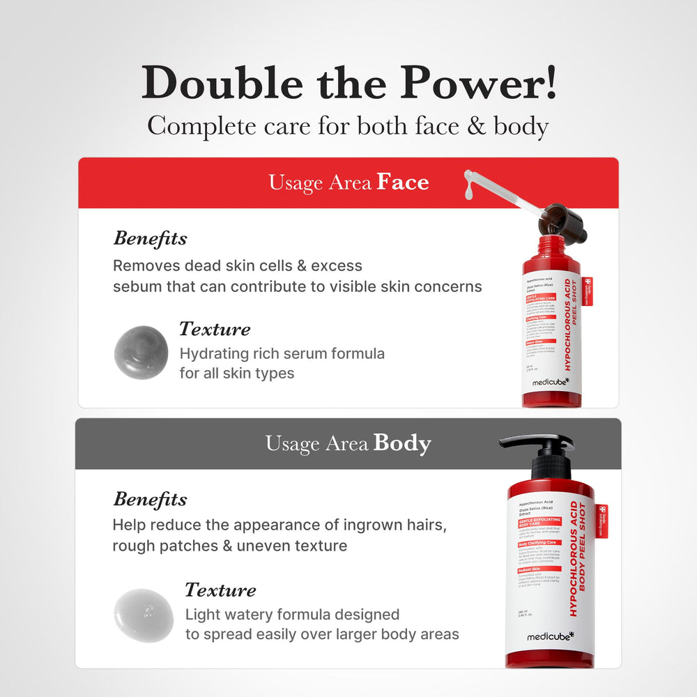 medicube exfoliating serum texture application shows gentle, comfortable use