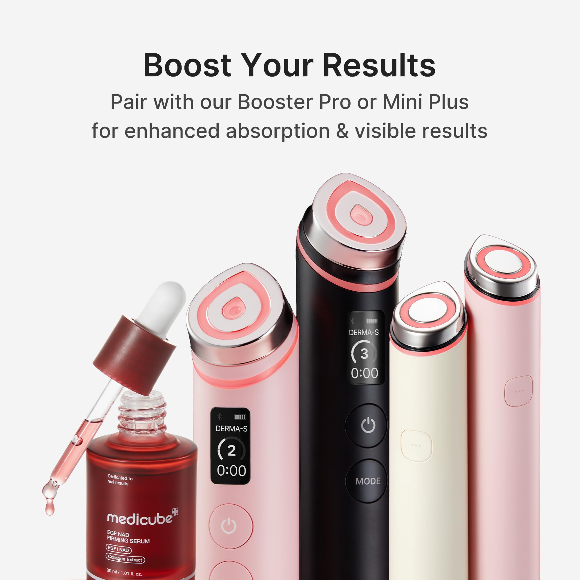 medicube serum used in facial routine under moisturizer for layering