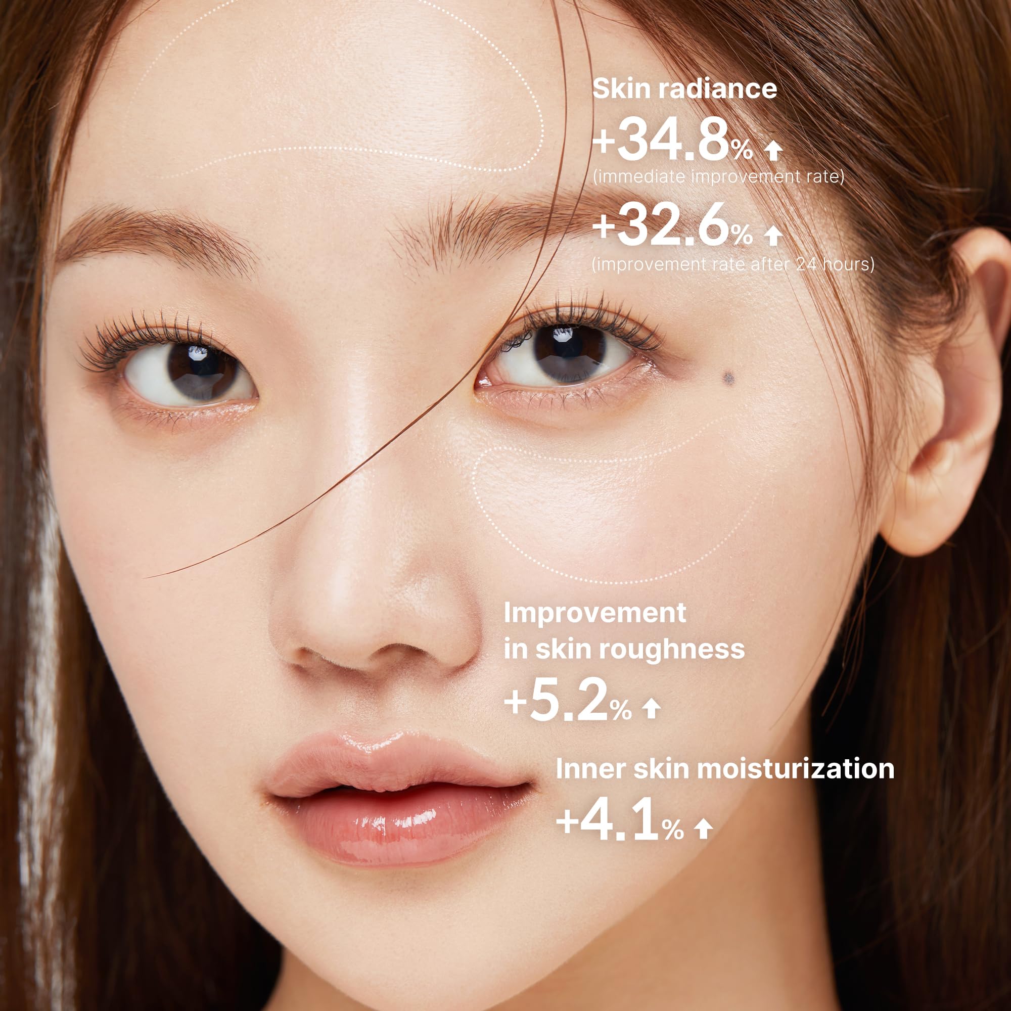 Medicube gel texture on skin application demonstrates smooth absorption