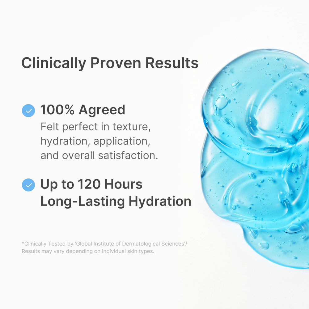 Medicube Hyaluronic Acid Moisturizing Jelly Cream patch-test behind ear setup