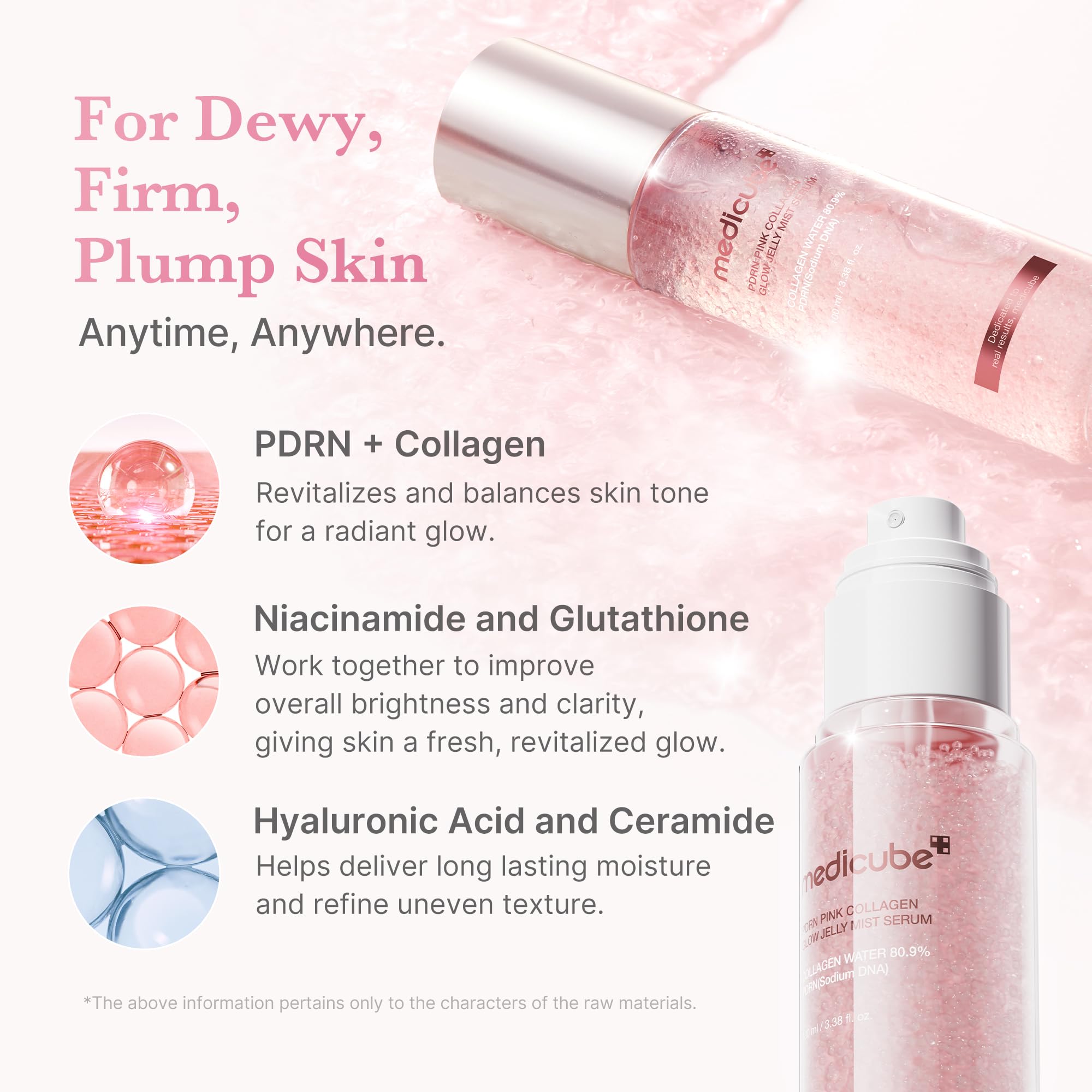 medicube jelly-serum droplet texture revealing plump, concentrated formula