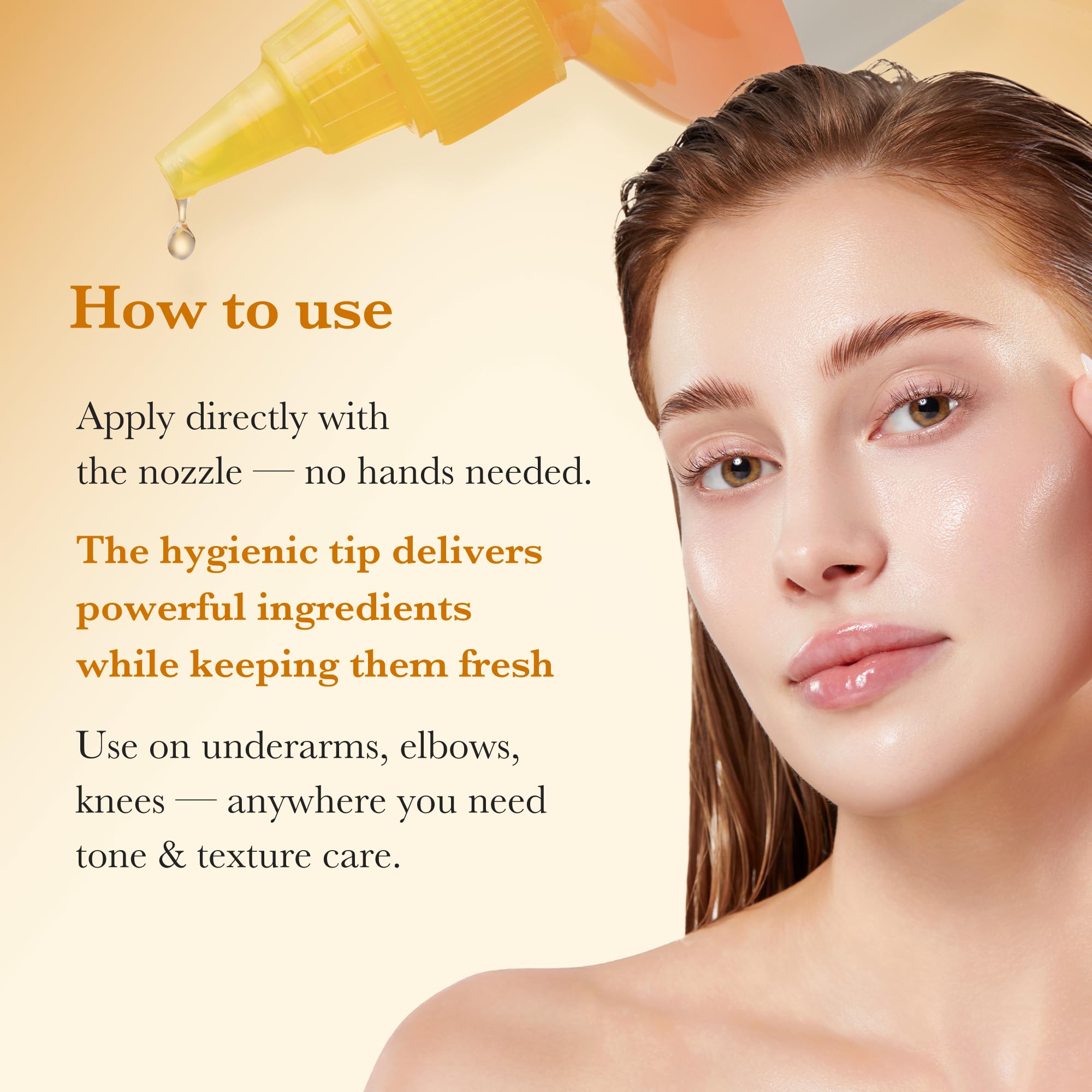 Medicube Kojic Acid Turmeric Toner suitable for body-use on smoother areas