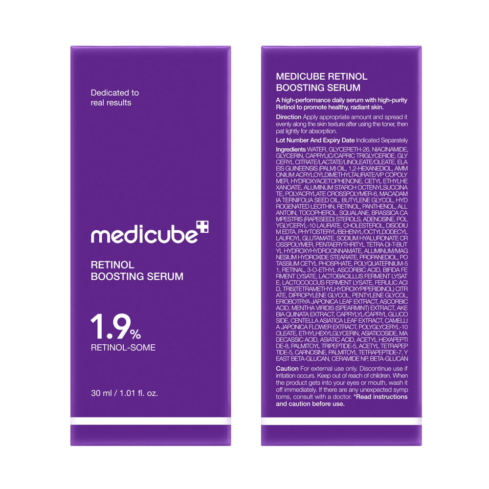 medicube lifestyle scene on nightstand suggesting nightly use habit benefit