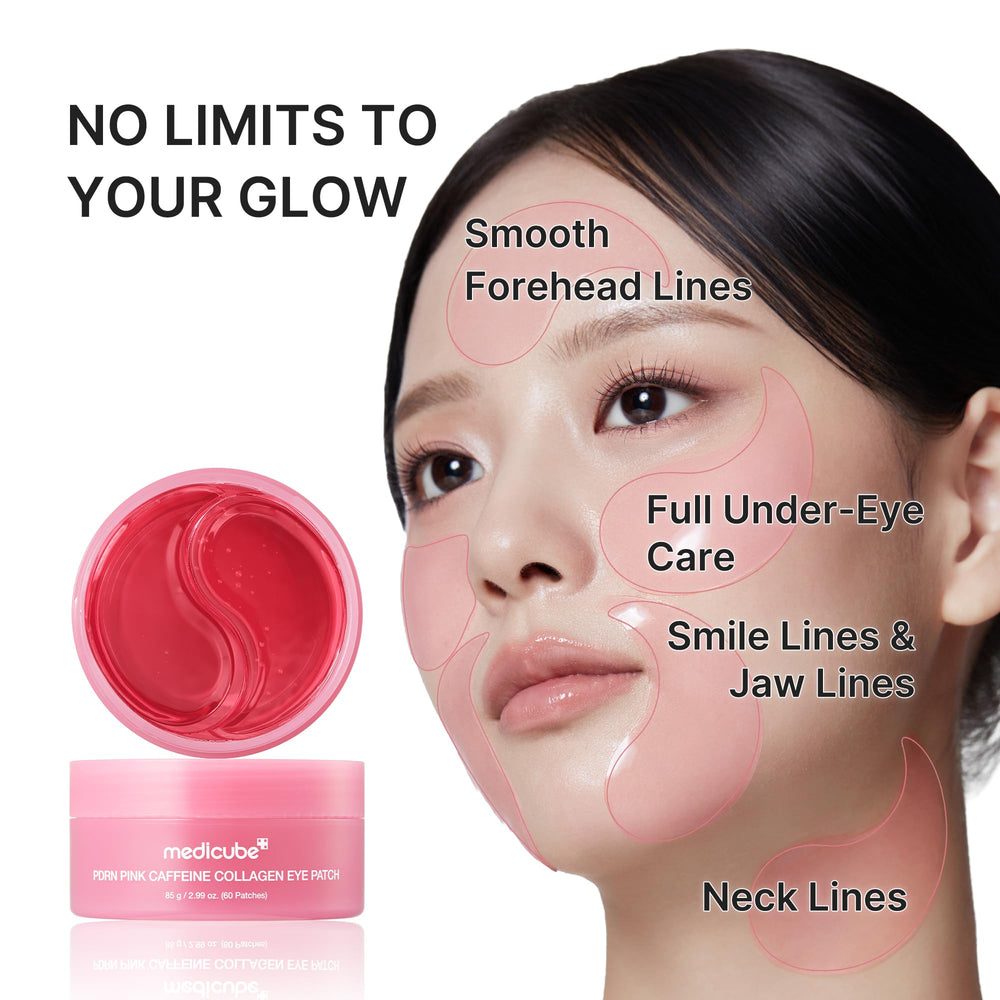 medicube patches in nighttime skincare setting for soothing routine