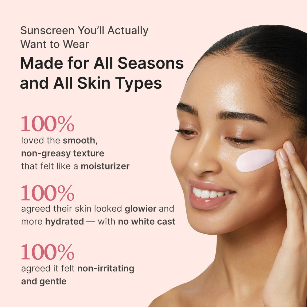 medicube No Cast Just Glow sunscreen ingredients hyaluronic acid close-up.
