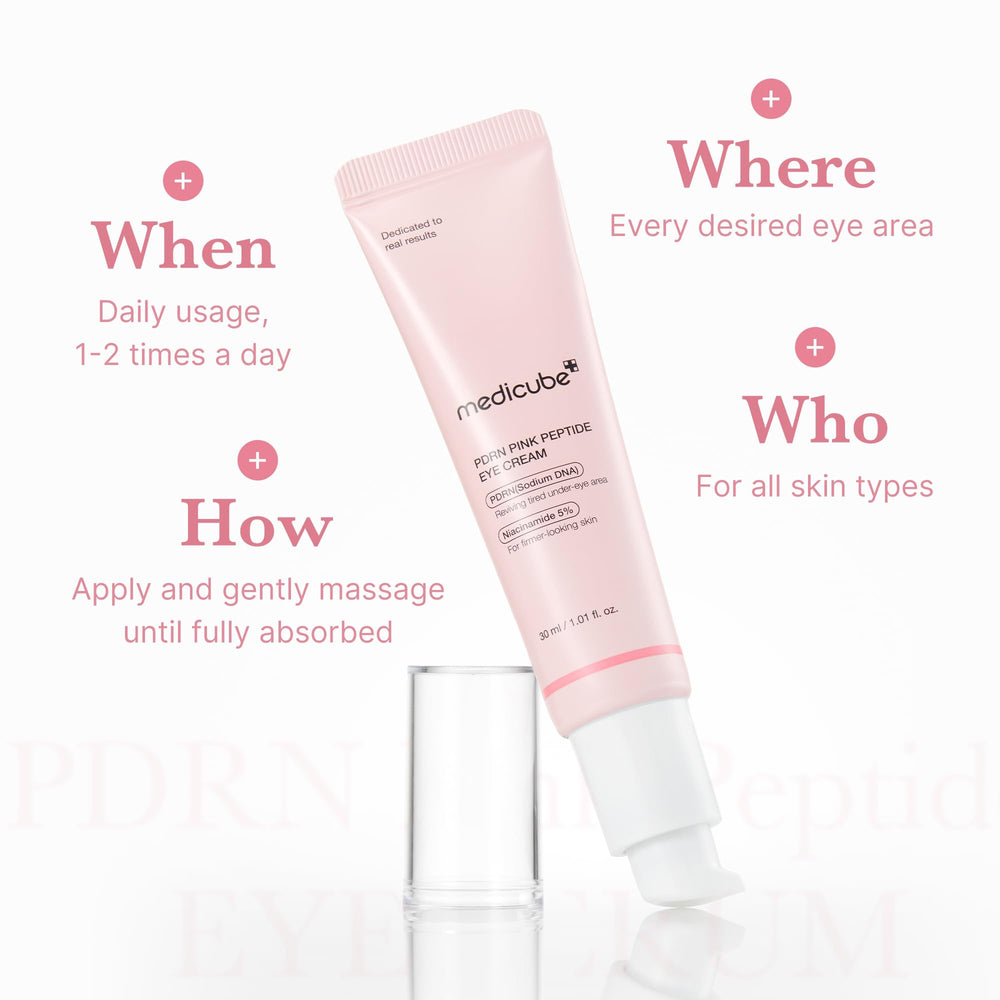 Medicube packaging highlights premium formula and clean Korean skincare approach.