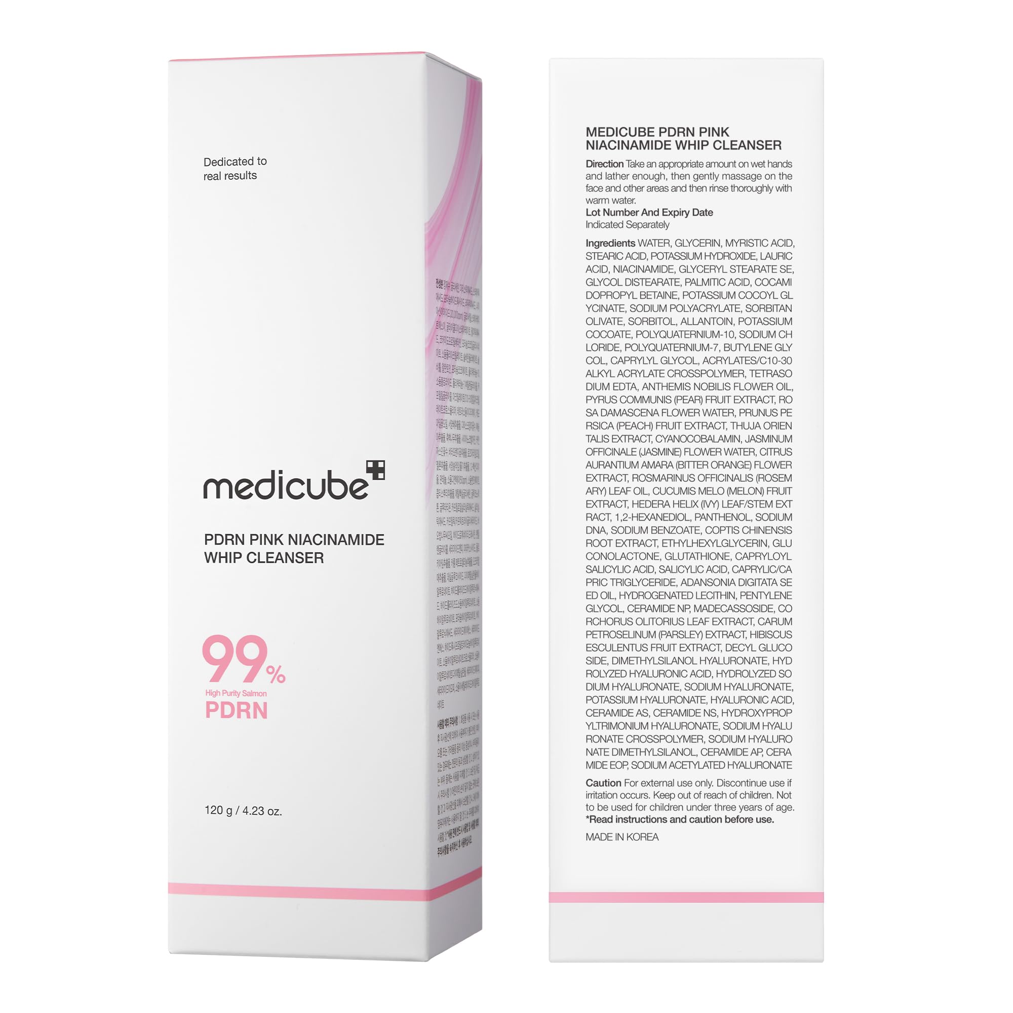 Medicube PDRN daily cleansing routine shot shows an easy step-in skincare ritual.