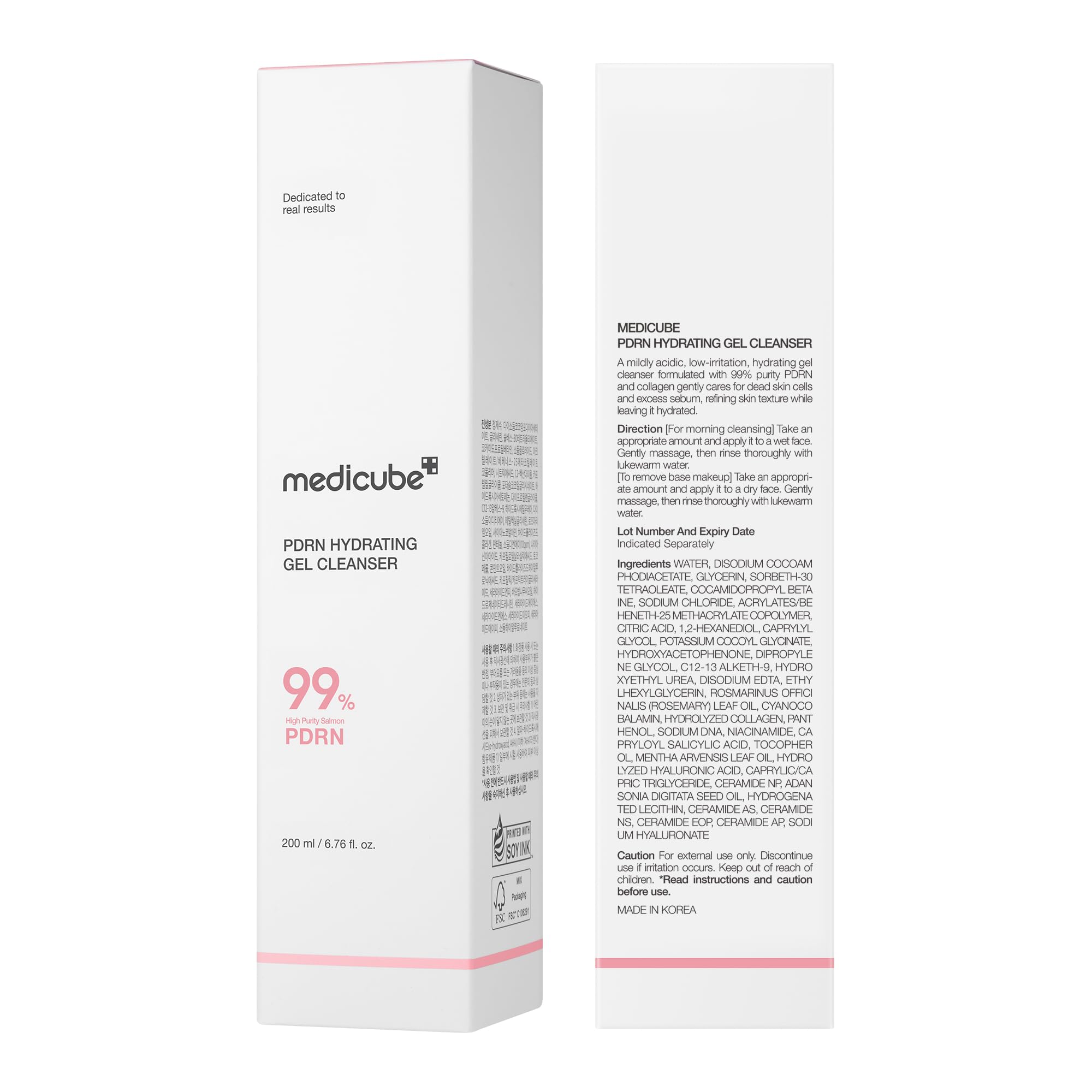 medicube PDRN Jelly to Foam Cleanser hydration shot underscores hyaluronic acid for lasting moisture