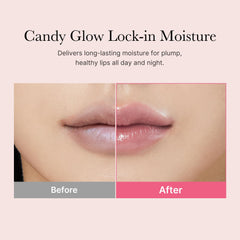 medicube PDRN Lip Mask applied with fingers for quick hydration
