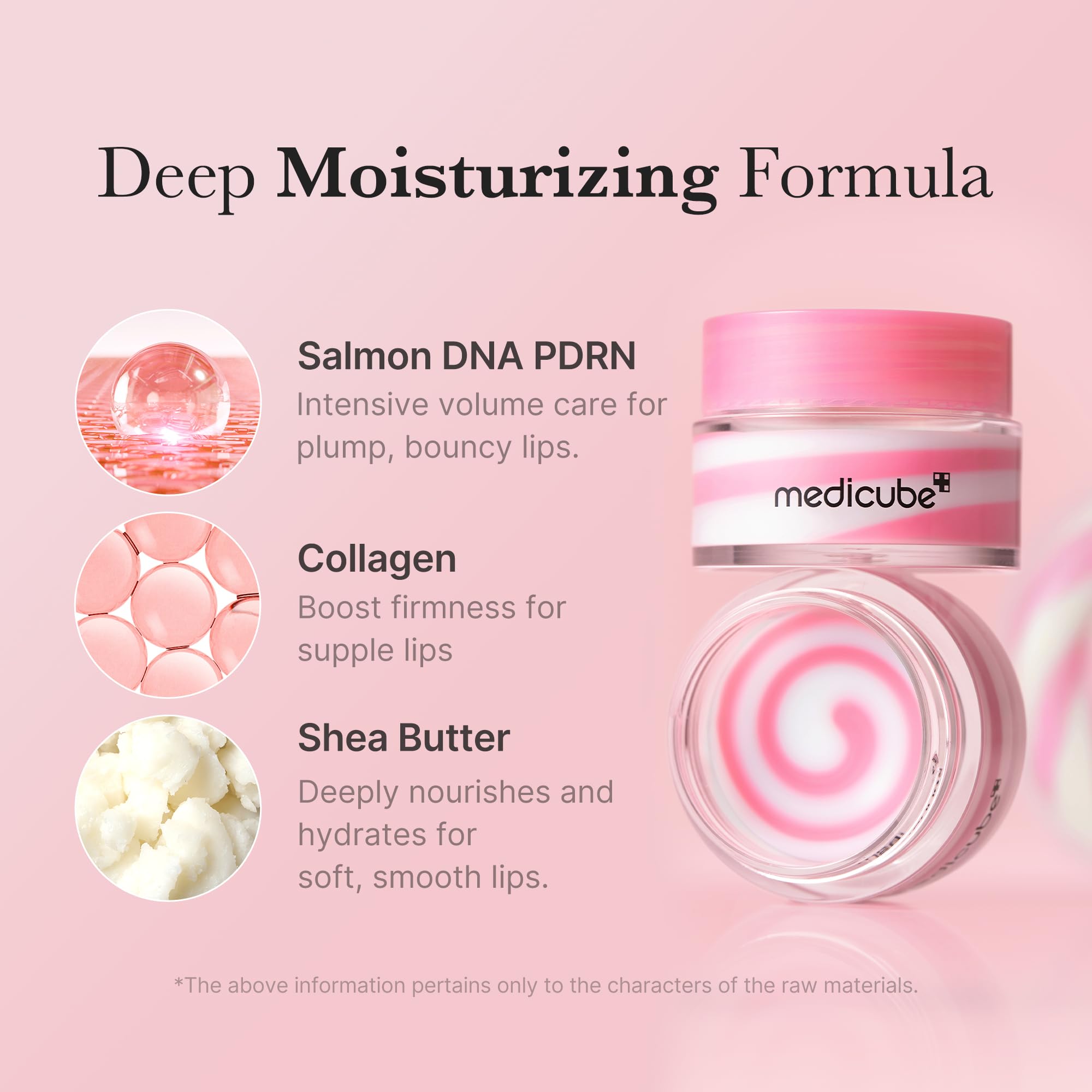 medicube PDRN Lip Mask delivers candy glow and moisture on lips